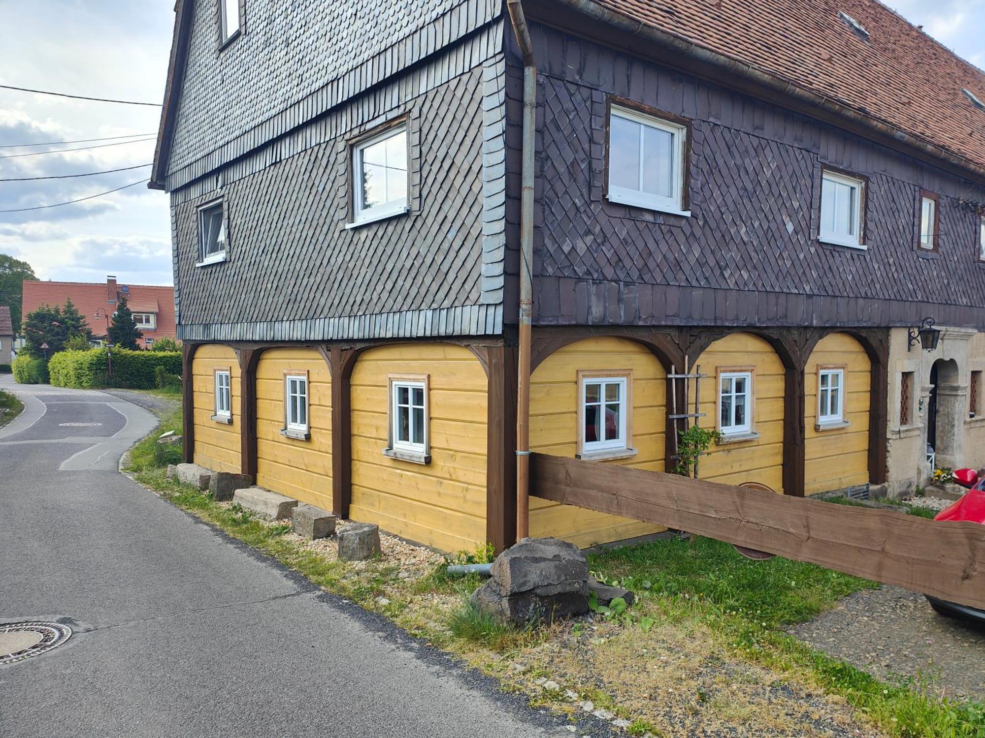 Ferienwohnung Zittauer Gebirge Waltersdorf  Bagian luar foto